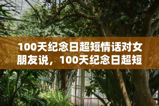 100天纪念日超短情话对女朋友说，100天纪念日超短情话走心