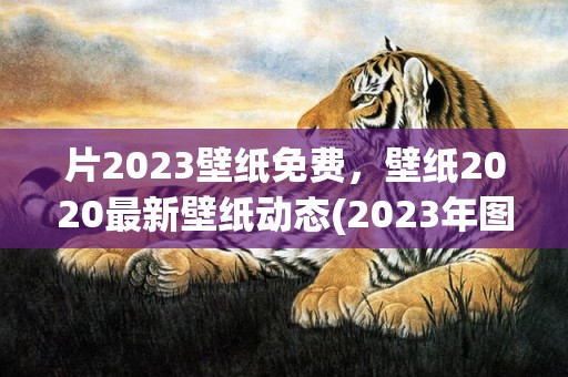 片2023壁纸免费，壁纸2020最新壁纸动态(2023年图片壁纸)