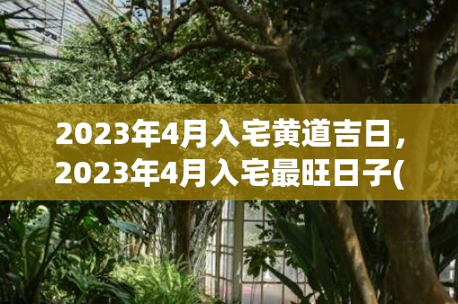 2023年4月入宅黄道吉日，2023年4月入宅最旺日子(2023年4月入户门安装吉日)