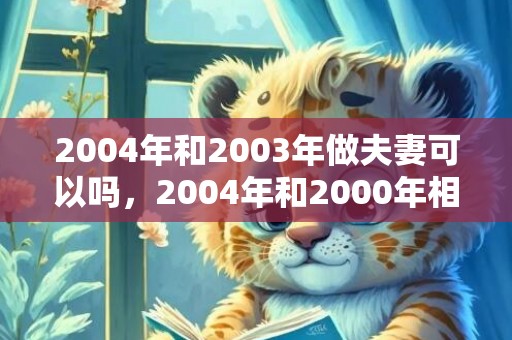 2004年和2003年做夫妻可以吗，2004年和2000年相配吗