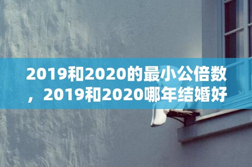 2019和2020的最小公倍数，2019和2020哪年结婚好