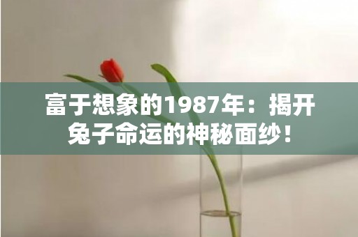 富于想象的1987年：揭开兔子命运的神秘面纱！