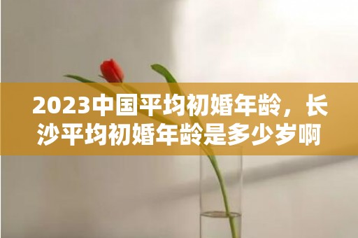 2023中国平均初婚年龄，长沙平均初婚年龄是多少岁啊