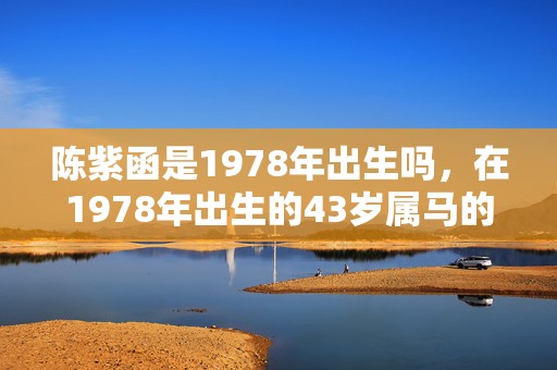 陈紫函是1978年出生吗，在1978年出生的43岁属马的2021年财运如何