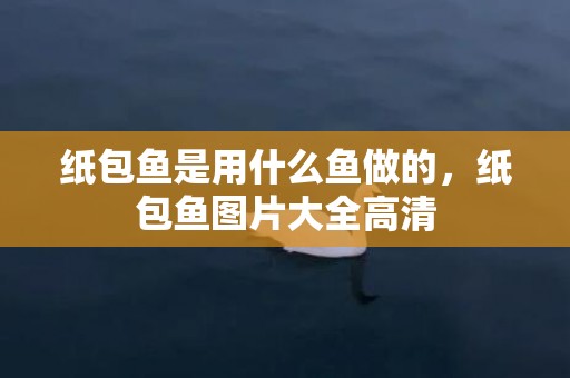 纸包鱼是用什么鱼做的，纸包鱼图片大全高清