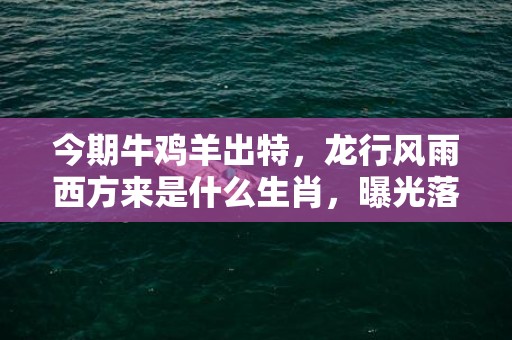 今期牛鸡羊出特，龙行风雨西方来是什么生肖，曝光落实