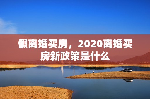 假离婚买房，2020离婚买房新政策是什么