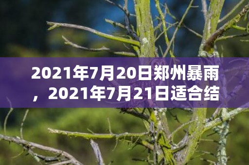 2021年7月20日郑州暴雨，2021年7月21日适合结婚吗