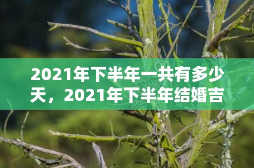 2021年下半年一共有多少天，2021年下半年结婚吉日表