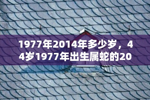 1977年2014年多少岁，44岁1977年出生属蛇的2021年夫妻易离婚吗