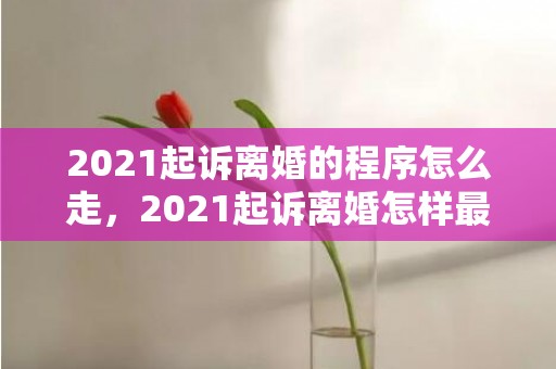 2021起诉离婚的程序怎么走，2021起诉离婚怎样最快立案