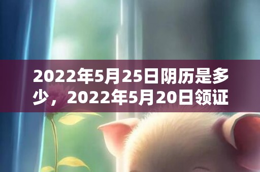 2022年5月25日阴历是多少，2022年5月20日领证结婚