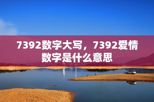 7392数字大写，7392爱情数字是什么意思