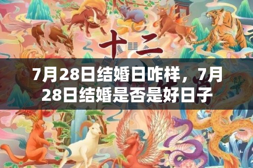 7月28日结婚日咋样，7月28日结婚是否是好日子