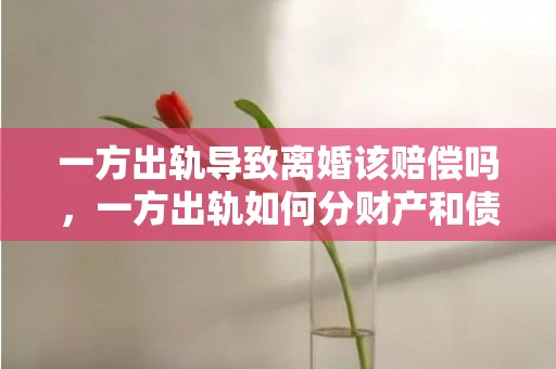 一方出轨导致离婚该赔偿吗，一方出轨如何分财产和债务