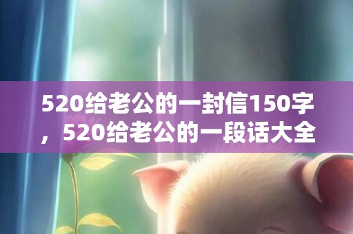 520给老公的一封信150字，520给老公的一段话大全