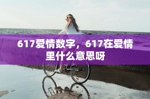 617爱情数字，617在爱情里什么意思呀