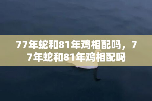 77年蛇和81年鸡相配吗，77年蛇和81年鸡相配吗