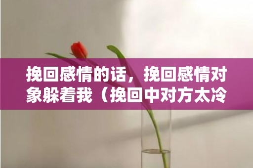 挽回感情的话，挽回感情对象躲着我（挽回中对方太冷淡该放弃吗）