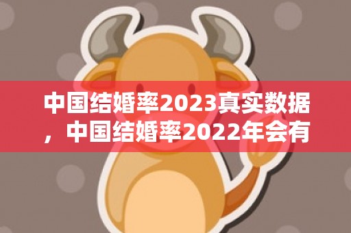 中国结婚率2023真实数据，中国结婚率2022年会有多低