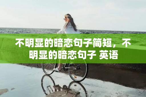 不明显的暗恋句子简短，不明显的暗恋句子 英语