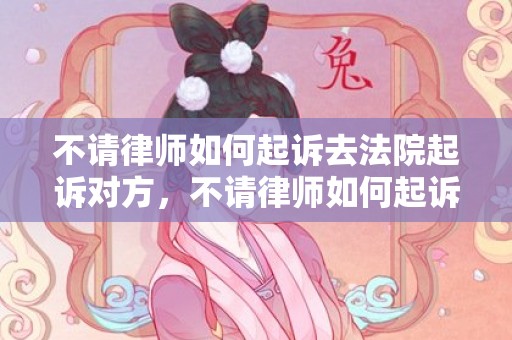 不请律师如何起诉去法院起诉对方，不请律师如何起诉开发商