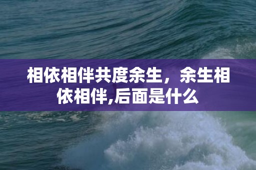 相依相伴共度余生，余生相依相伴,后面是什么