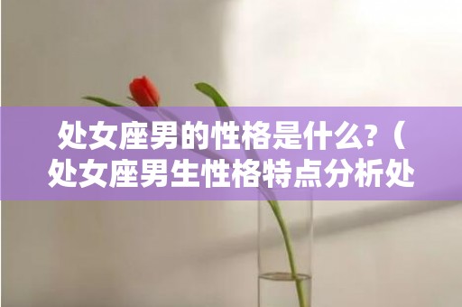 处女座男的性格是什么?（处女座男生性格特点分析处座男喜欢的相处方式）