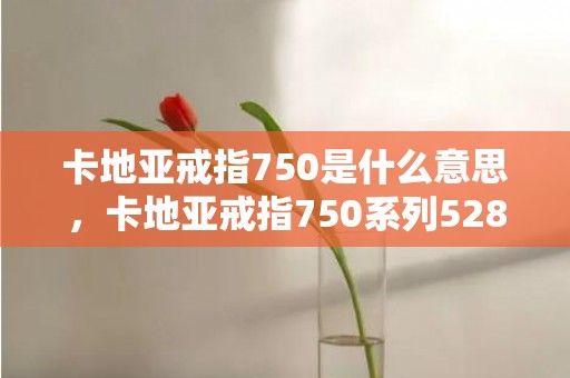 卡地亚戒指750是什么意思，卡地亚戒指750系列52833a