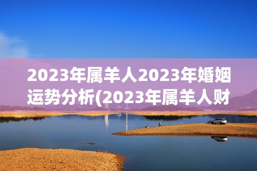 2023年属羊人2023年婚姻运势分析(2023年属羊人财运)