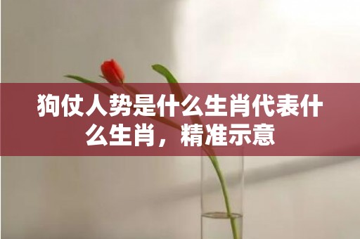 狗仗人势是什么生肖代表什么生肖，精准示意