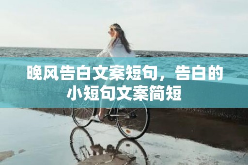 晚风告白文案短句，告白的小短句文案简短