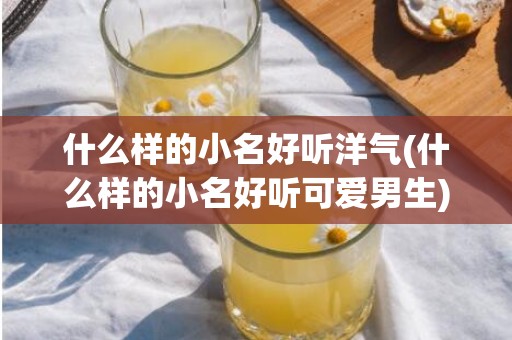 什么样的小名好听洋气(什么样的小名好听可爱男生)