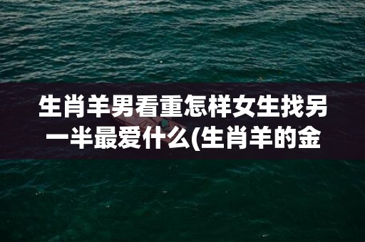 生肖羊男看重怎样女生找另一半最爱什么(生肖羊的金牛男是怎样的人)