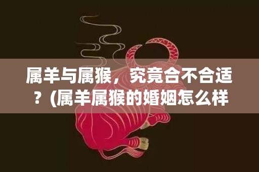 属羊与属猴，究竟合不合适？(属羊属猴的婚姻怎么样)