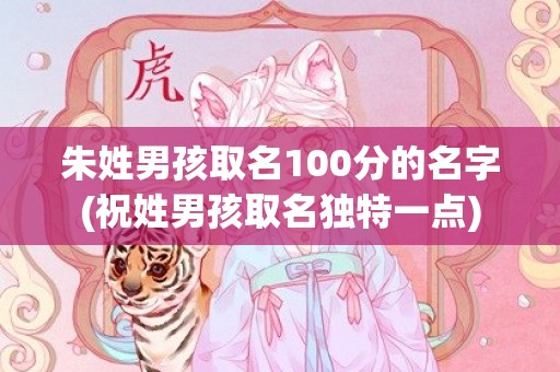 朱姓男孩取名100分的名字(祝姓男孩取名独特一点)