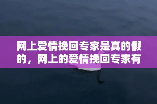 网上爱情挽回专家是真的假的，网上的爱情挽回专家有用吗（网上挽回感情的专家是真的吗）