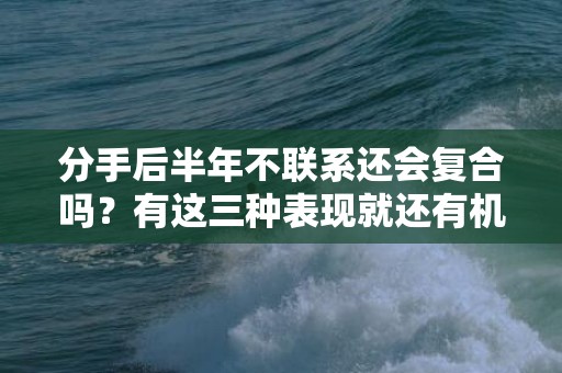 分手后半年不联系还会复合吗？有这三种表现就还有机会