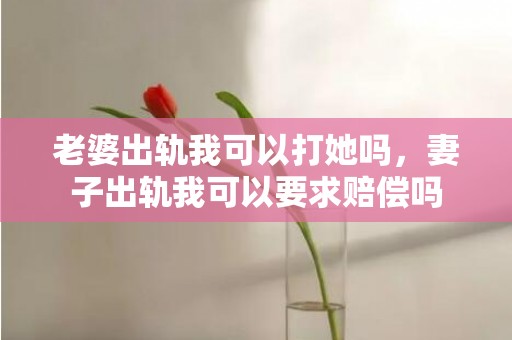 老婆出轨我可以打她吗，妻子出轨我可以要求赔偿吗