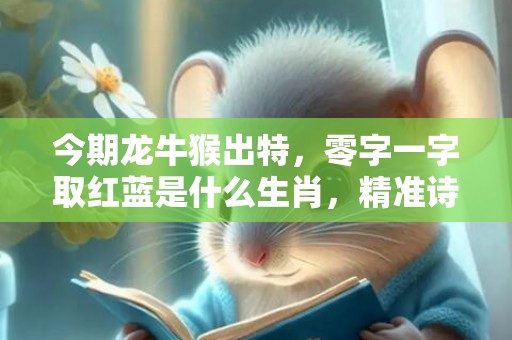 今期龙牛猴出特，零字一字取红蓝是什么生肖，精准诗词落实