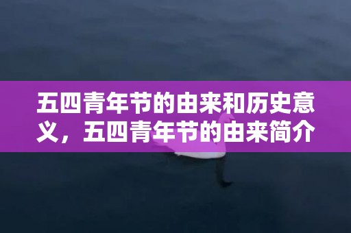 五四青年节的由来和历史意义，五四青年节的由来简介，五四青年节有什么历史意义