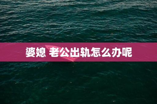 婆媳 老公出轨怎么办呢