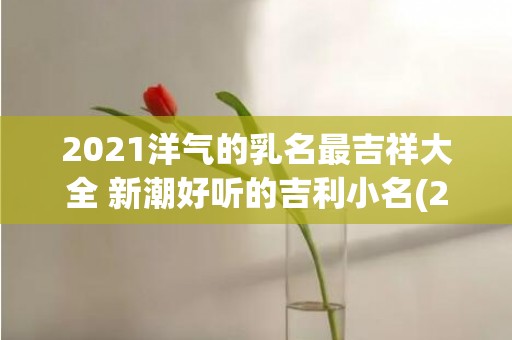 2021洋气的乳名最吉祥大全 新潮好听的吉利小名(2021最洋气的英文名)