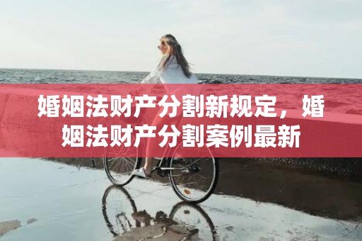 婚姻法财产分割新规定，婚姻法财产分割案例最新