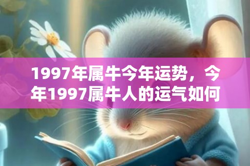 1997年属牛今年运势，今年1997属牛人的运气如何 2021年可能会诸事不顺