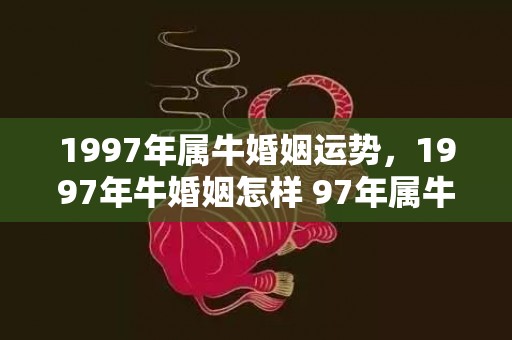 1997年属牛婚姻运势，1997年牛婚姻怎样 97年属牛人注定的婚姻运势如何