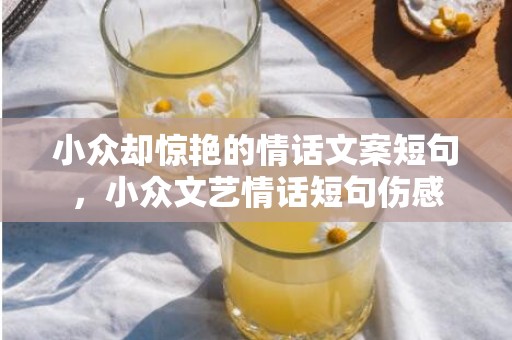 小众却惊艳的情话文案短句，小众文艺情话短句伤感