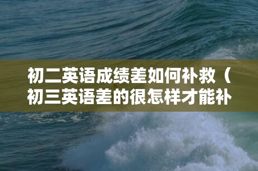 初二英语成绩差如何补救（初三英语差的很怎样才能补起来）