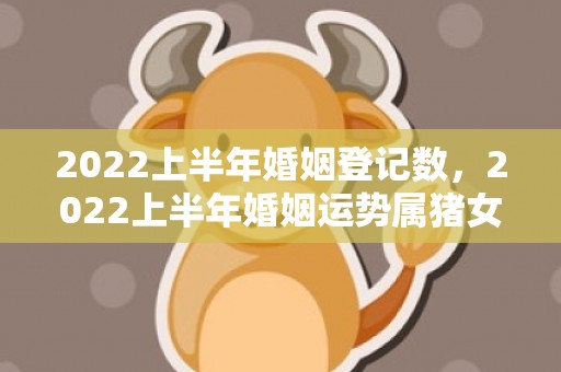 2022上半年婚姻登记数，2022上半年婚姻运势属猪女人 生活幸福美满