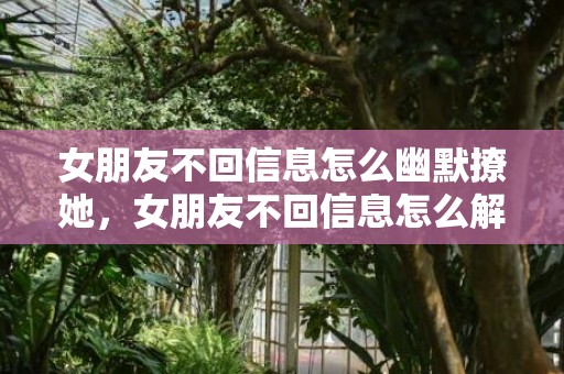 女朋友不回信息怎么幽默撩她，女朋友不回信息怎么解决，女人不回消息聪明男人如何处理